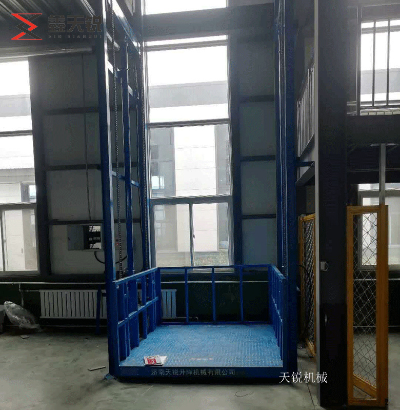 开封导轨式升降机验收合格