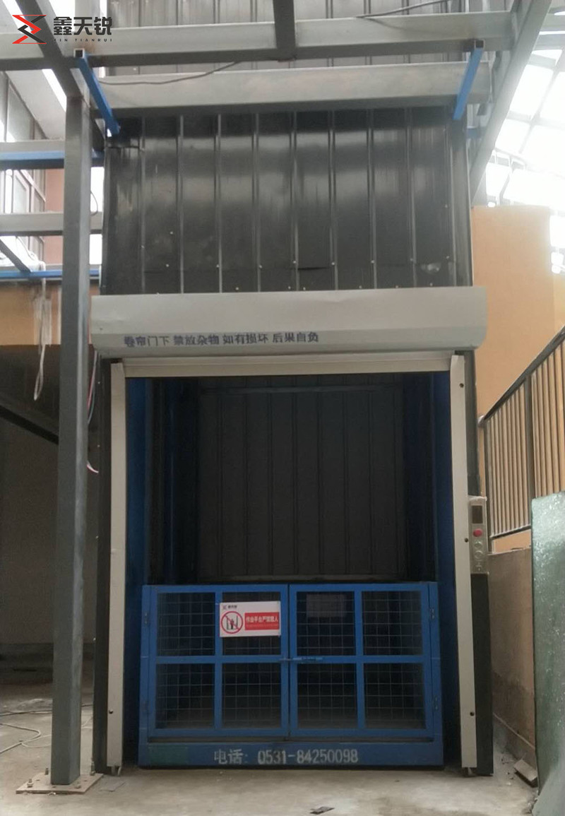 开封双轨双缸液压货梯